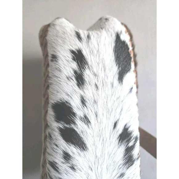 Mexican Crossbody Bag Women's Handmade Brown Cowhide Leather Whipstitch - Picture 10 of 13